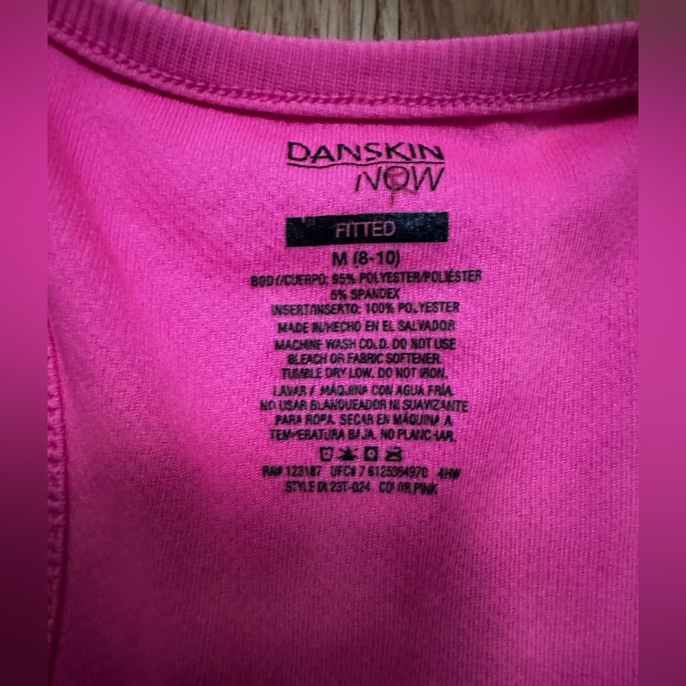 Pink Danskin racerback tank top #fitness - Picture 3 of 6